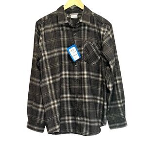 NWT Columbia Omni shade UPF plaid button down shirt